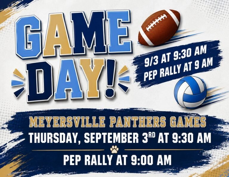 Meyersville Panthers Set for Game Day and Pep Rally on September 3