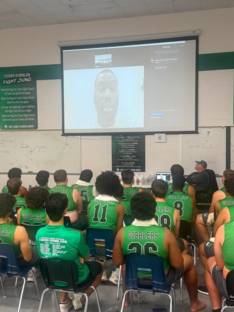 Baylor Assistant AD Kaeron Johnson Delivers Virtual Champion‑Focused Message to Cuero Gobblers