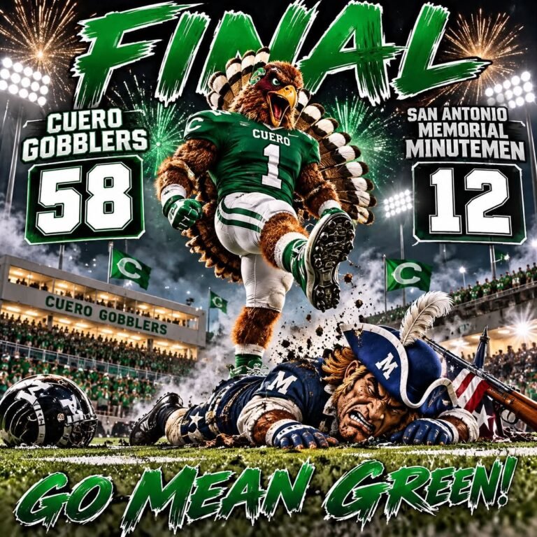 Gobblers Flatten Memorial 58–12, Extend Undefeated Run