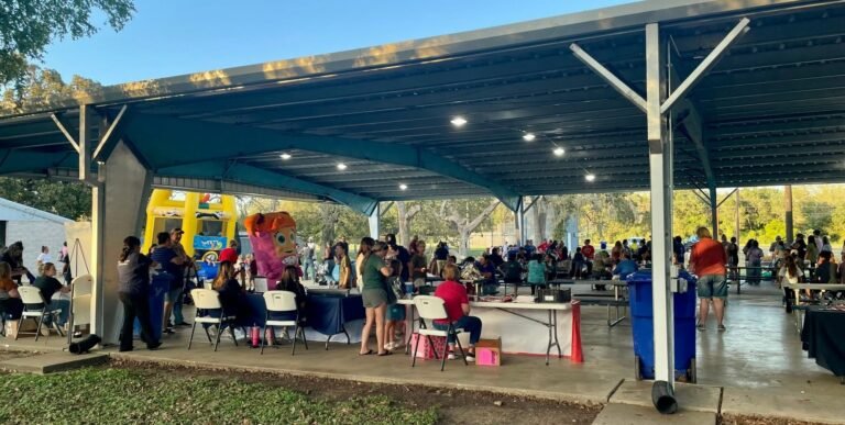 Yoakum Community Turns Out for National Night Out at City Park Pavilion