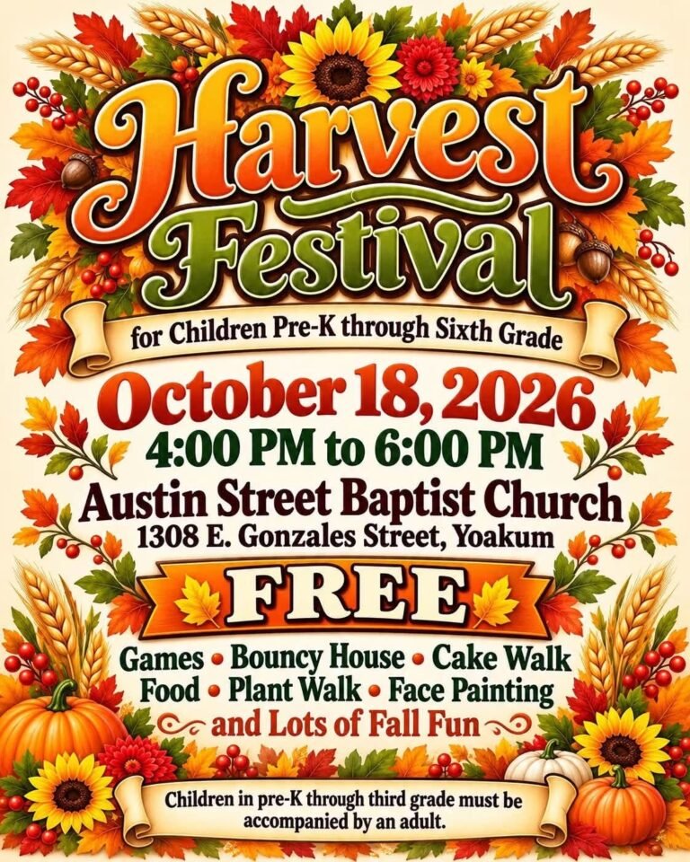 Nordheim Booster Club to Host Family-Friendly Fall Fest on October 31